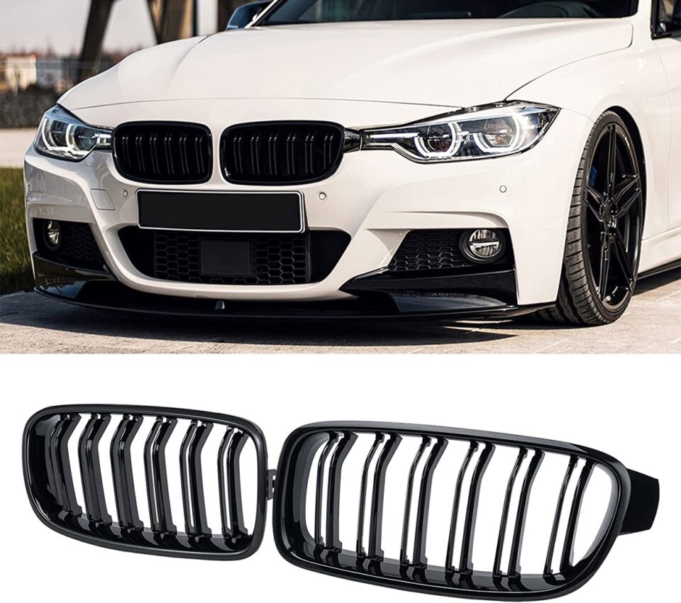 BMW 3 Serisi F30 M3 Görünüm Panjur (Böbrek) Piano Black (2012-2018)