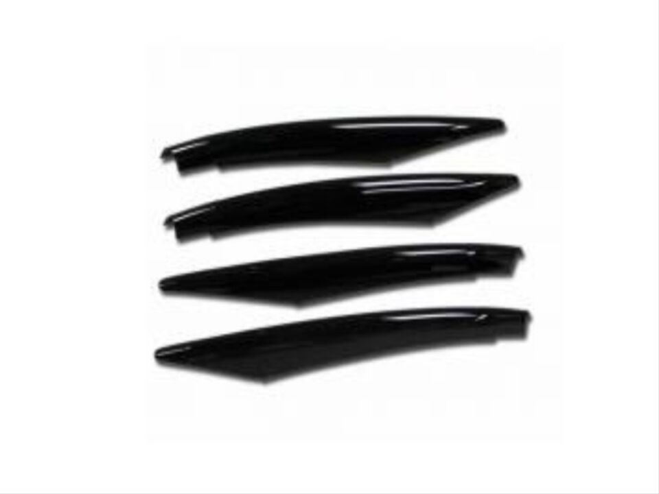 Mercedes-Benz C Serisi W205 Makyajlı Ön Tampon Flap Seti Piano Black (4 Parça)