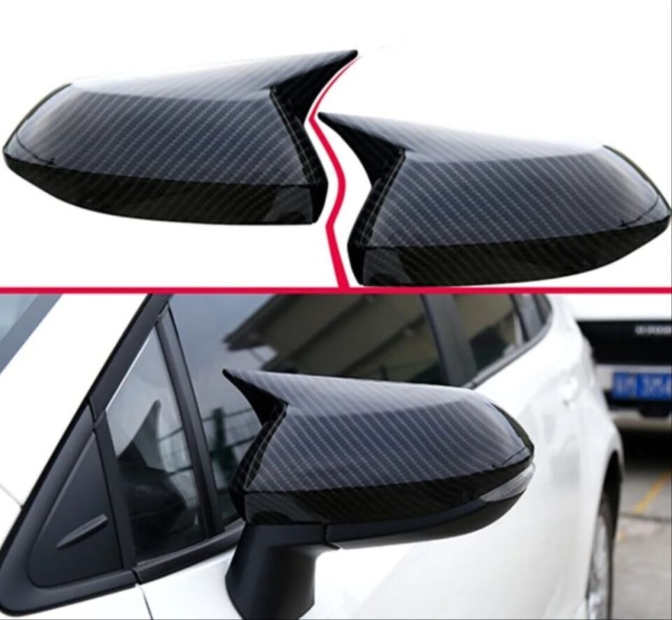 Toyota Corolla E210 Yarasa Ayna Kapağı Seti Karbon