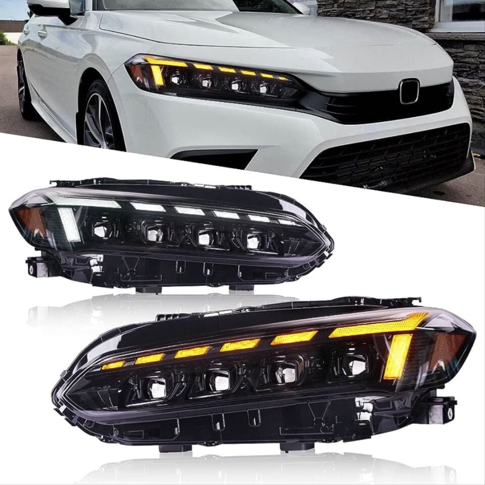 Honda Civic FE1/FL 4 Mercekli Full LED Ön Far Takımı