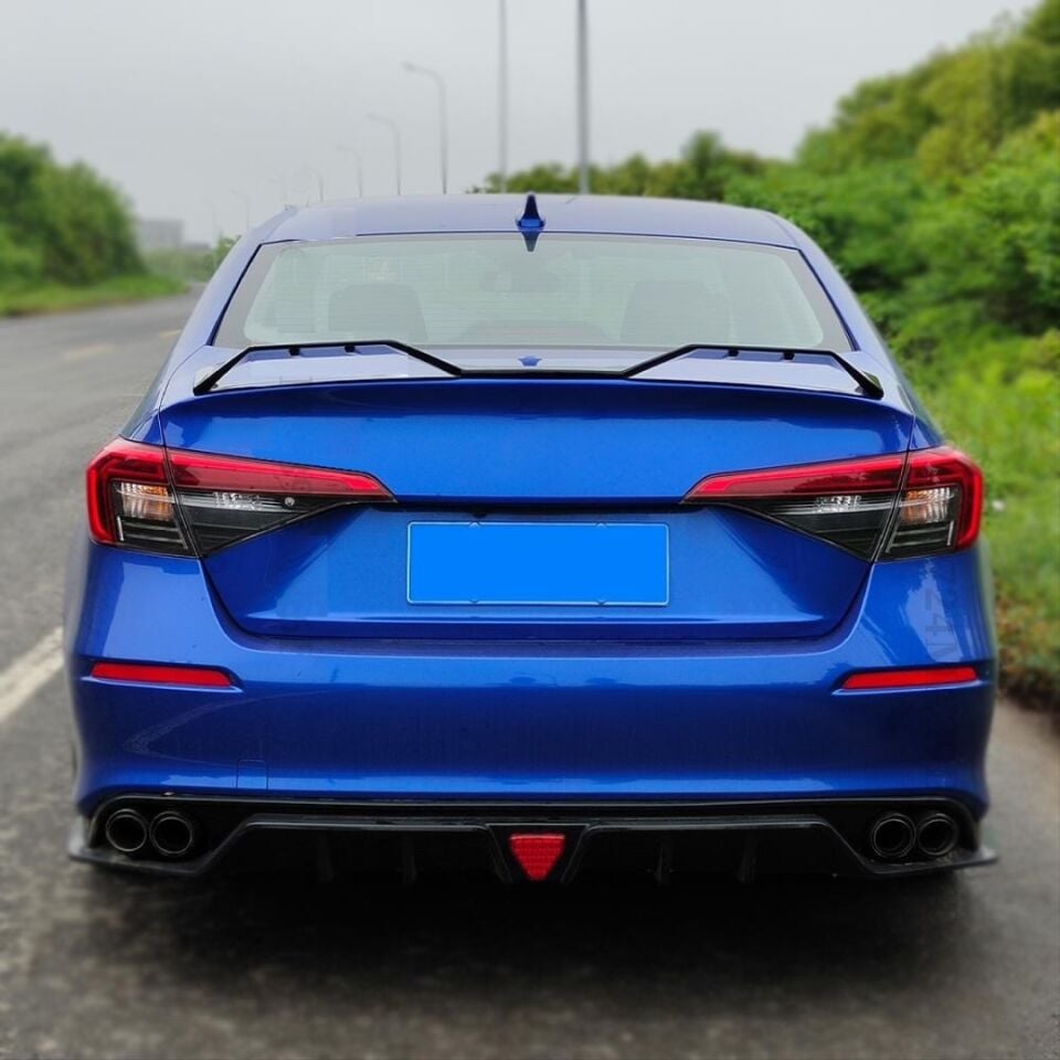 Honda Civic FE1 Sedan M Bagaj Spoyleri Piano Black