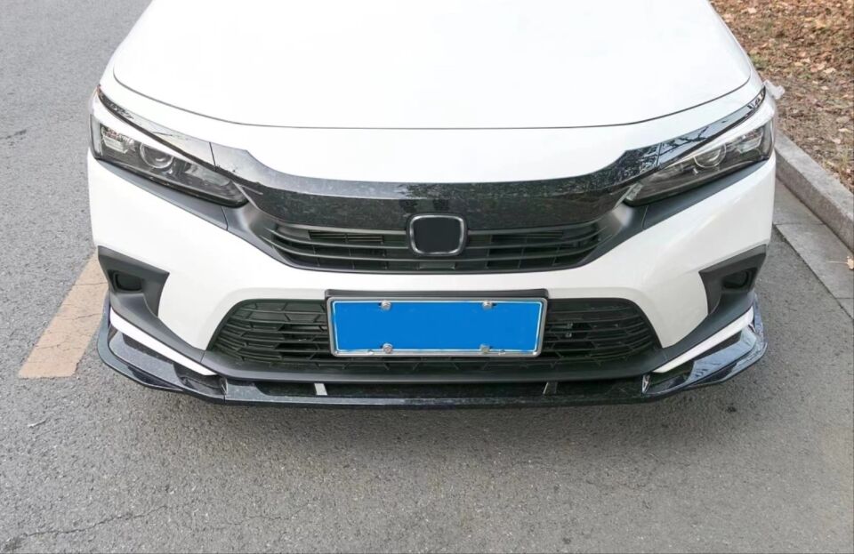 Honda Civic FE1/FL Ön Tampon Lip Eklentisi 3 Parça Piano Black