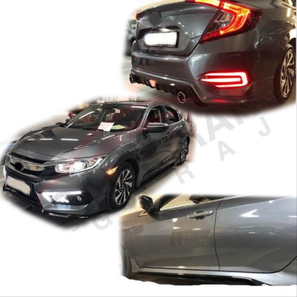 Honda Civic FC5 (16-21) için Mugen Full Body Kit Seti