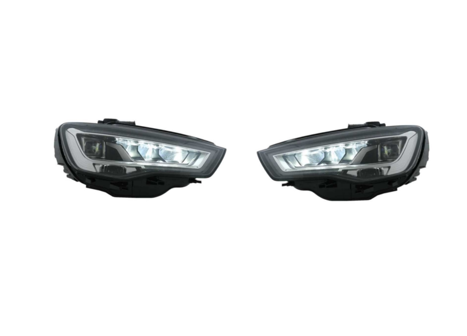 Audi A3 8V (13-16) Halojen-LED Far Dönüşüm Seti (Kayar Sinyalli)