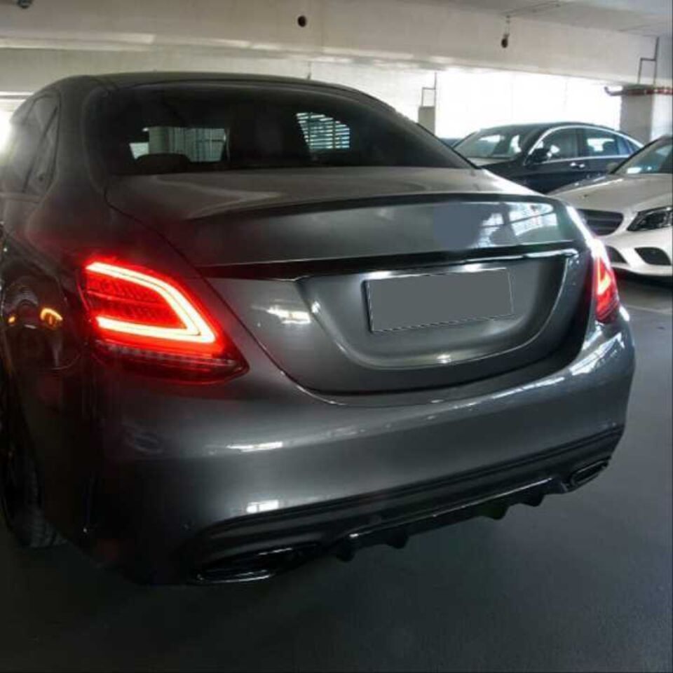 Mercedes-Benz C Serisi W205 Makyajsız Makyajlı LED Stop Seti Kırmızı