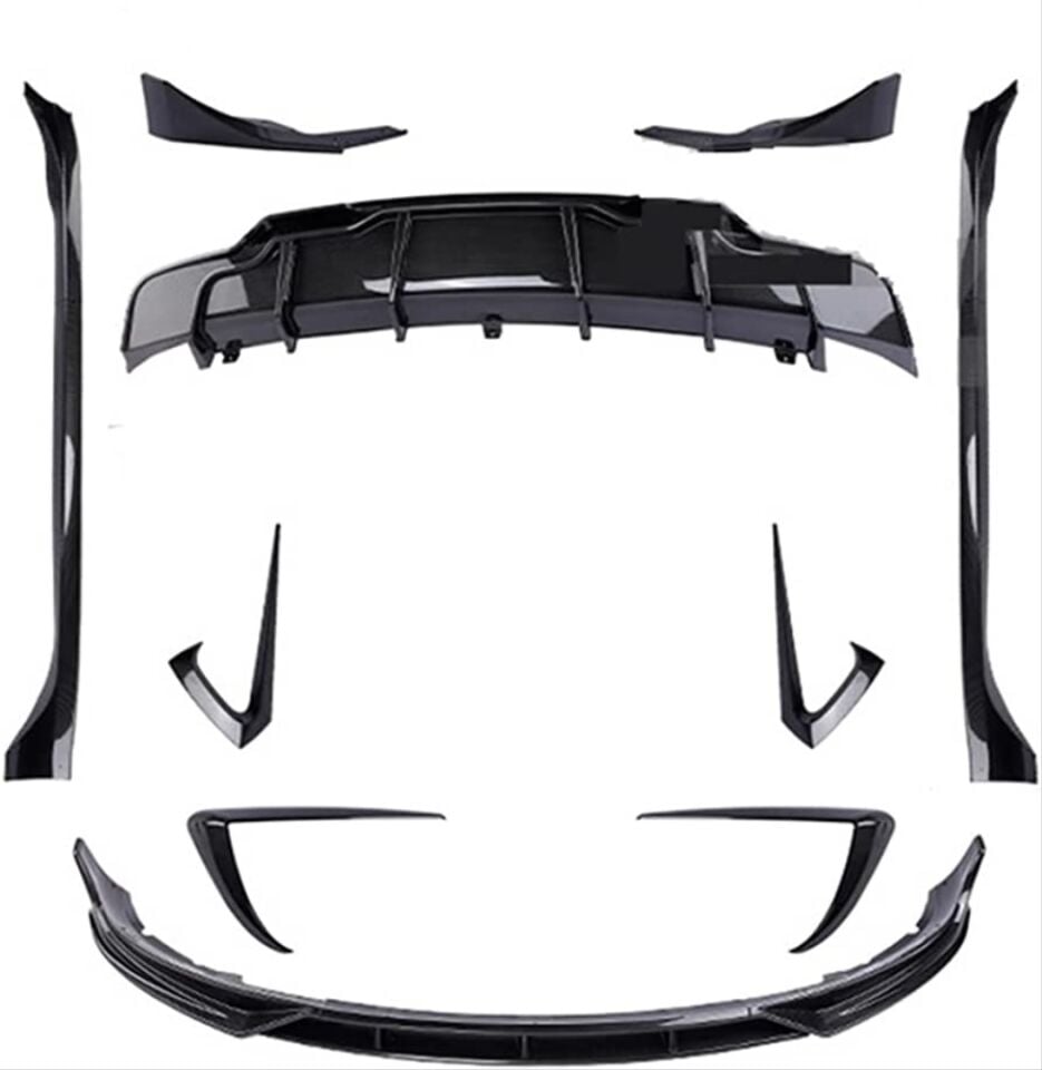Tesla Model 3 Komple Aero Body Kit Piano Black