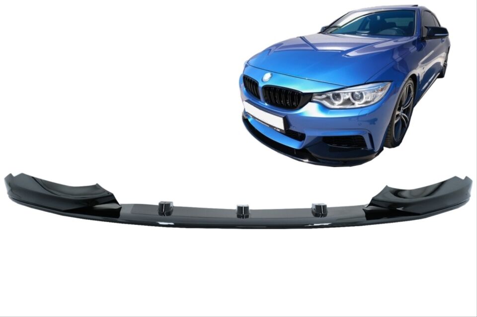 BMW 4 Serisi F32/F36 M-TECH Ön Lip - Piano Black (2014-2020)