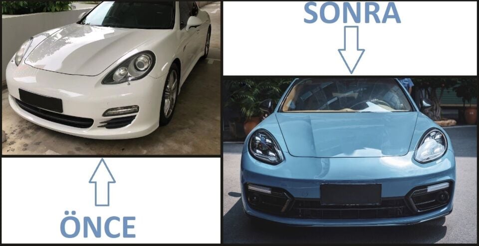 Porsche Panamera 970 (09-13) için 971 GTS Kasa Dönüşüm Kiti