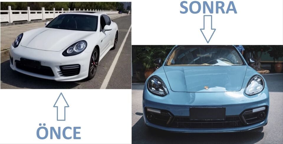 Porsche Panamera 970.2 (14-16) için 971 GTS Kasa Dönüşüm Kiti