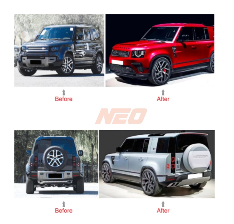 Land Rover Defender 2020+ Geniş Kasa (Widestar) Body Kit