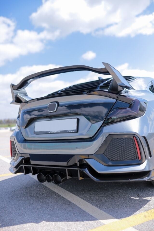 Honda Civic FC5 2016-2021 Omurga Kayar Sinyalli LED Stop Seti (Füme)