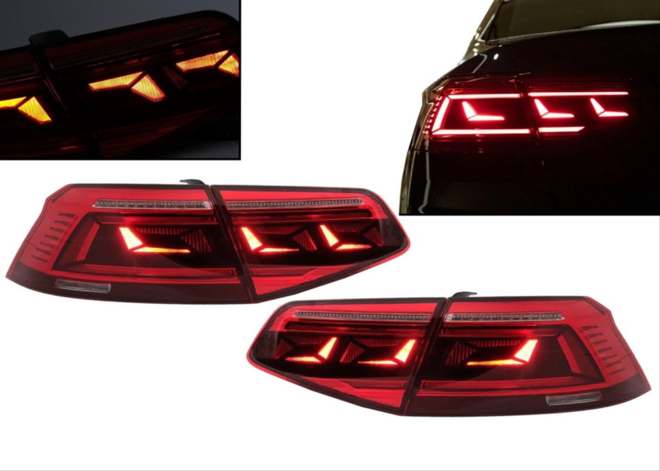 Volkswagen Passat B8.5 2020+ Highline Kayar Sinyalli LED Stop Seti