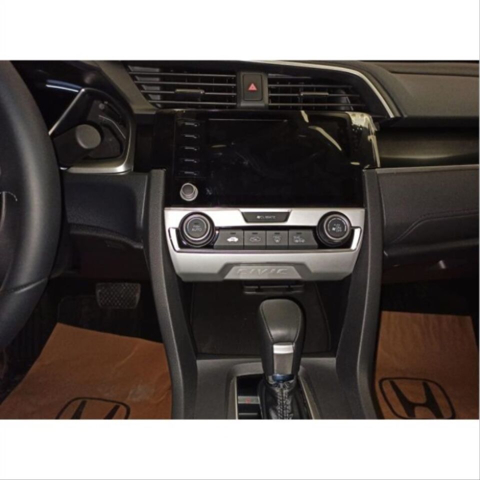Honda Civic FC5 2016-2021 Gümüş Klima Paneli Çerçevesi