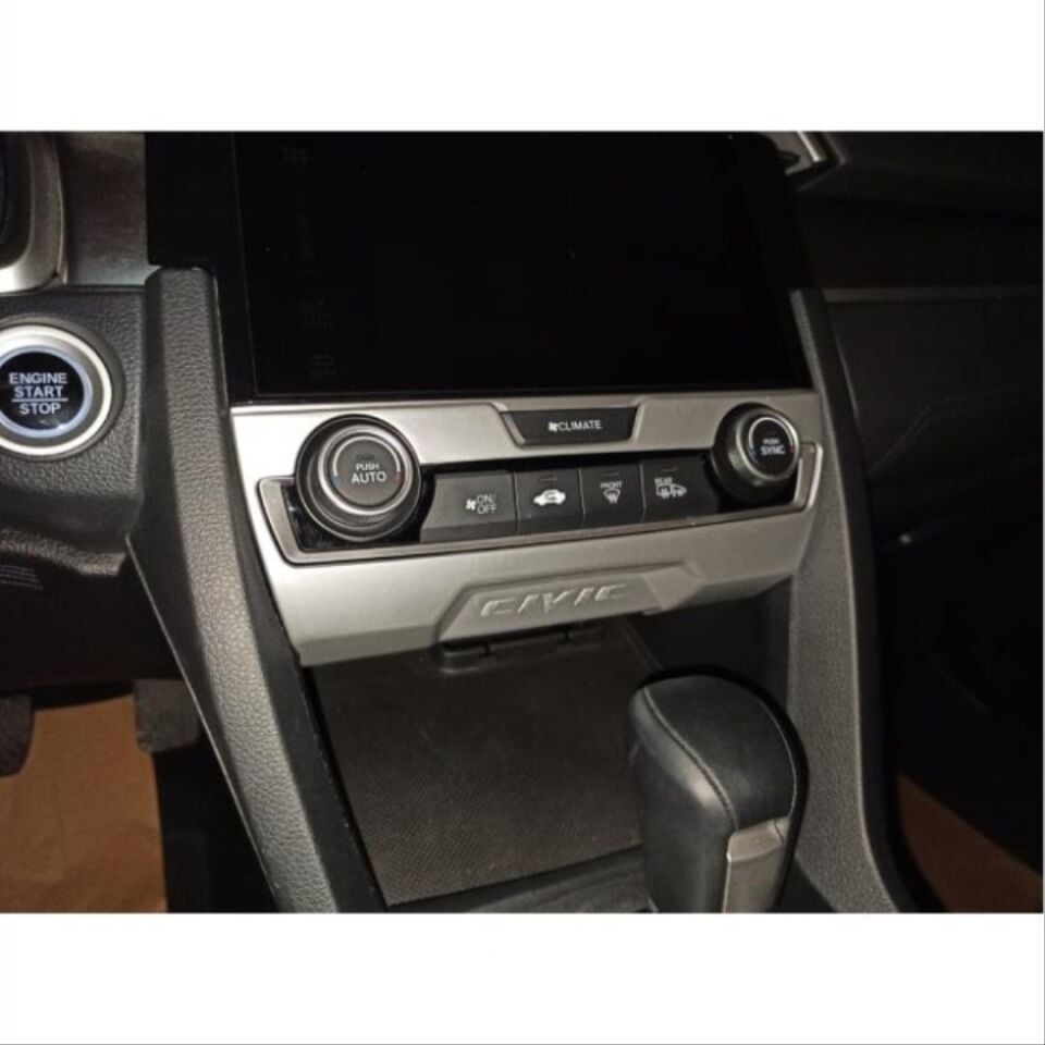 Honda Civic FC5 2016-2021 Gümüş Klima Paneli Çerçevesi
