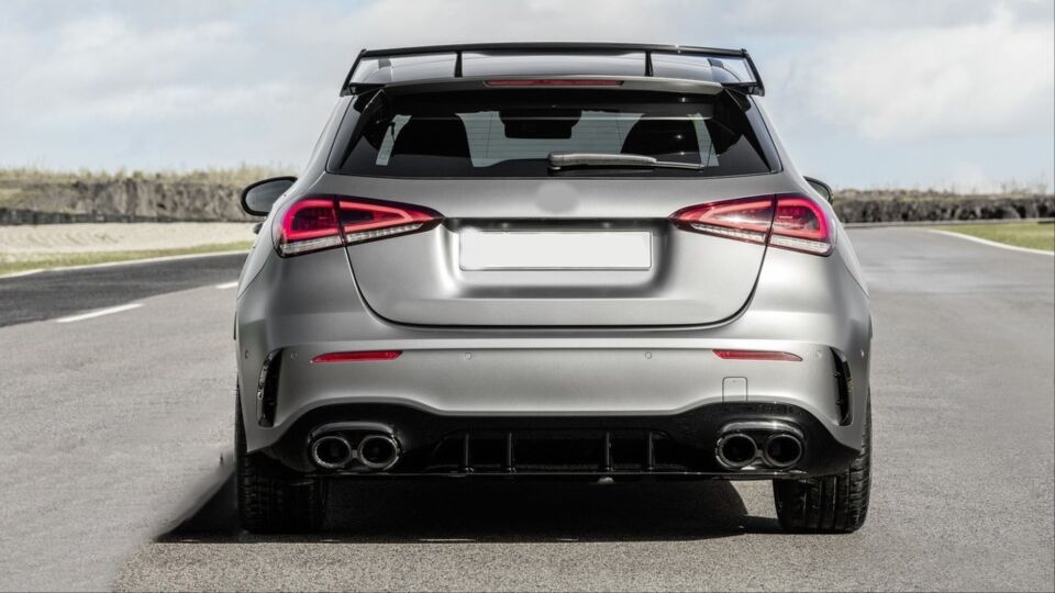 Mercedes-Benz A Serisi W177 Hatchback A45 S Difüzör ve Krom Egzoz Ucu Seti