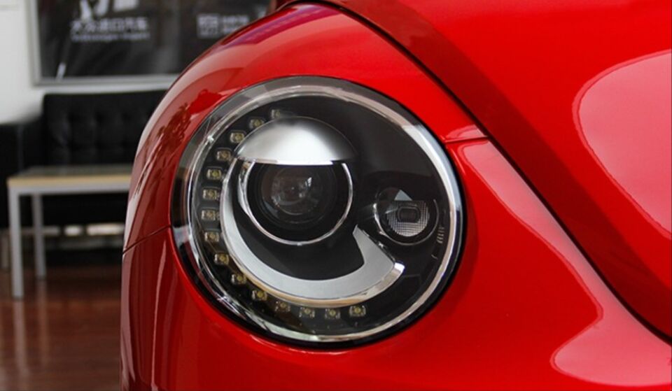 Volkswagen Beetle (A5) Halka LED'li Full LED Far Yükseltme Seti