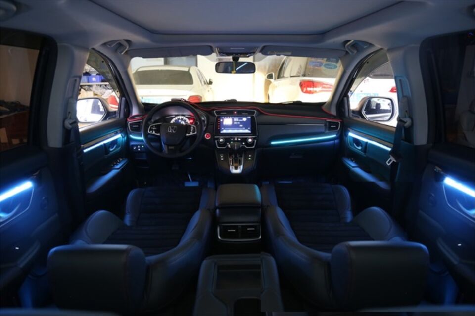 Honda CR-V 2017-2022 64 Renk Karbon App Kontrollü Komple Ambiyans Aydınlatma Seti
