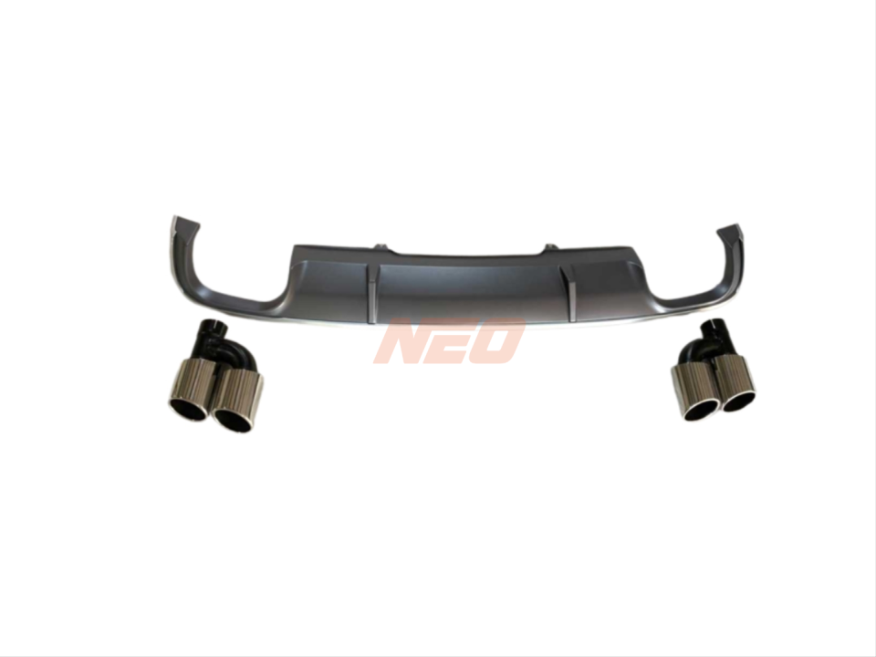 Audi A4 B9 (16-19) Standart Tampon Uyumlu S4 Difüzör Seti
