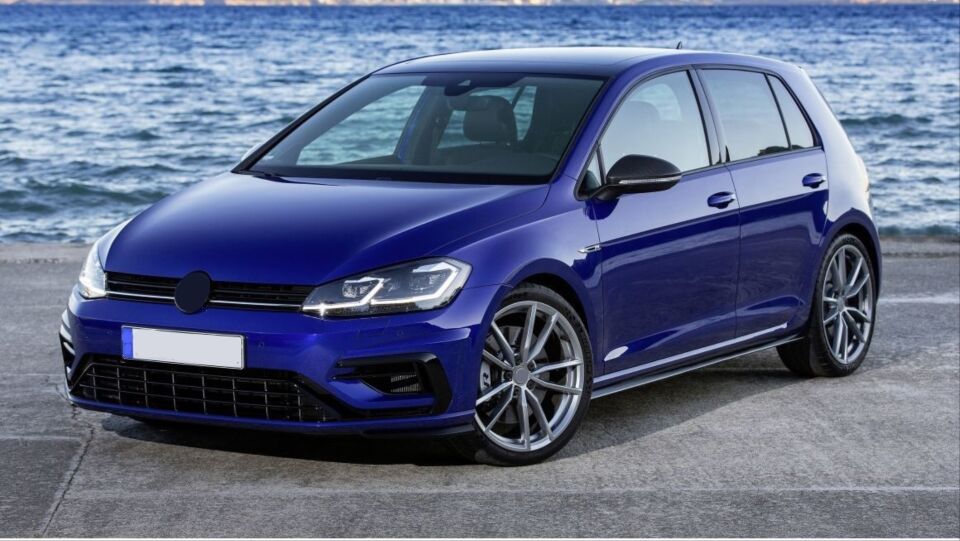 Volkswagen Golf 7.5 2017-2020 GTD Krom Şeritli Ön Panjur