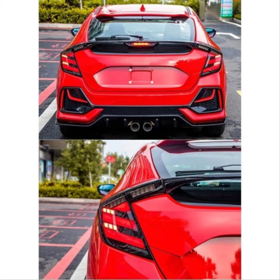 Honda Civic Hatchback FK7 2017-2021 Kayar Sinyalli LED Stop Seti (Füme)
