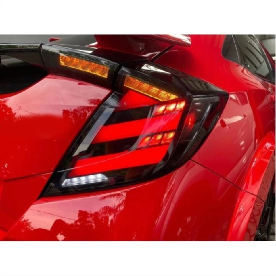 Honda Civic Hatchback FK7 2017-2021 Kayar Sinyalli LED Stop Seti (Füme)