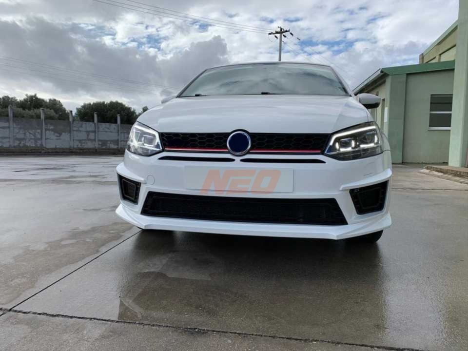 Volkswagen Polo 6R 2009-2014 R400 Stil Ön Tampon ve Panjur Seti