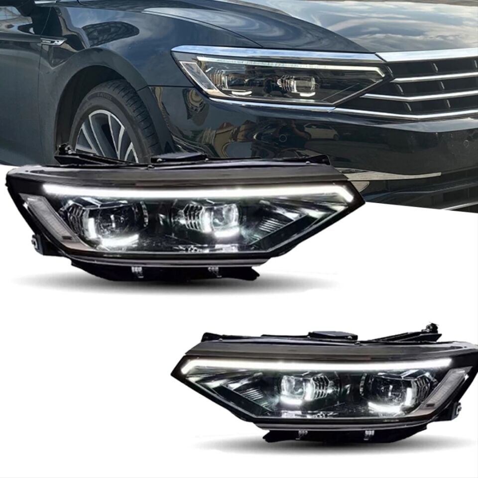Volkswagen Passat B8.5 2020+ Halojen/Temel LED Uyumlu IQ Full LED Far Seti