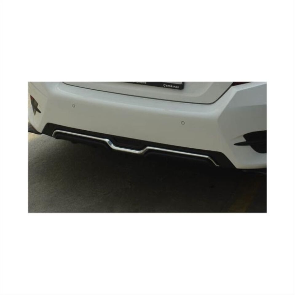 Honda Civic FC5 2016-2021 V Gerçek Karbon Fiber Arka Difüzör