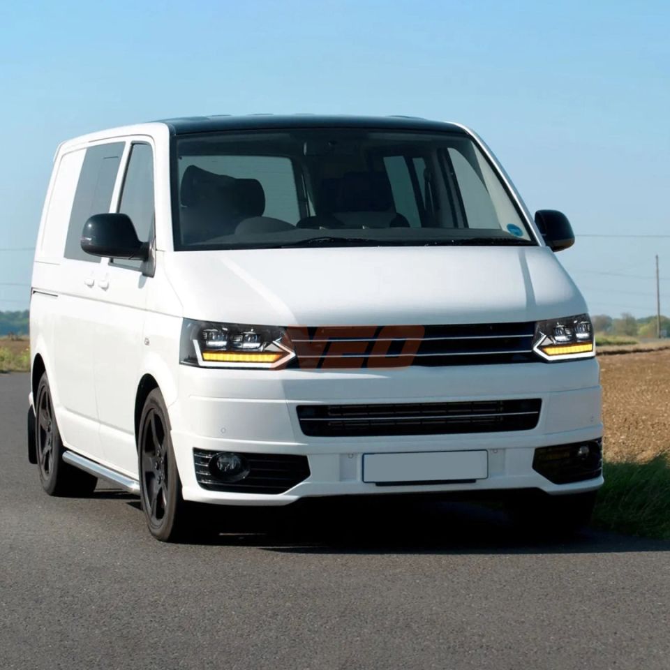 Volkswagen Transporter T5.1 / Caravelle 2010-2015 U-LED Kayar Sinyalli Far Seti
