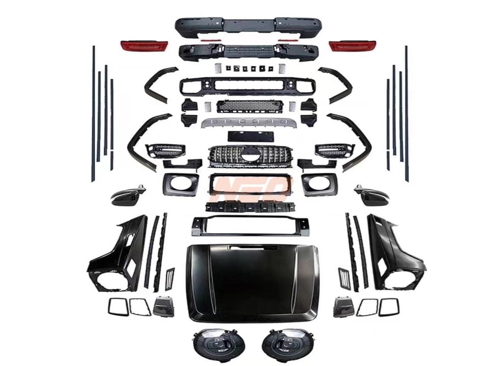 W463 G SERISI IÇIN UYUMLU G63 GORUNUM BODY KIT FULL SET (2004-2018)