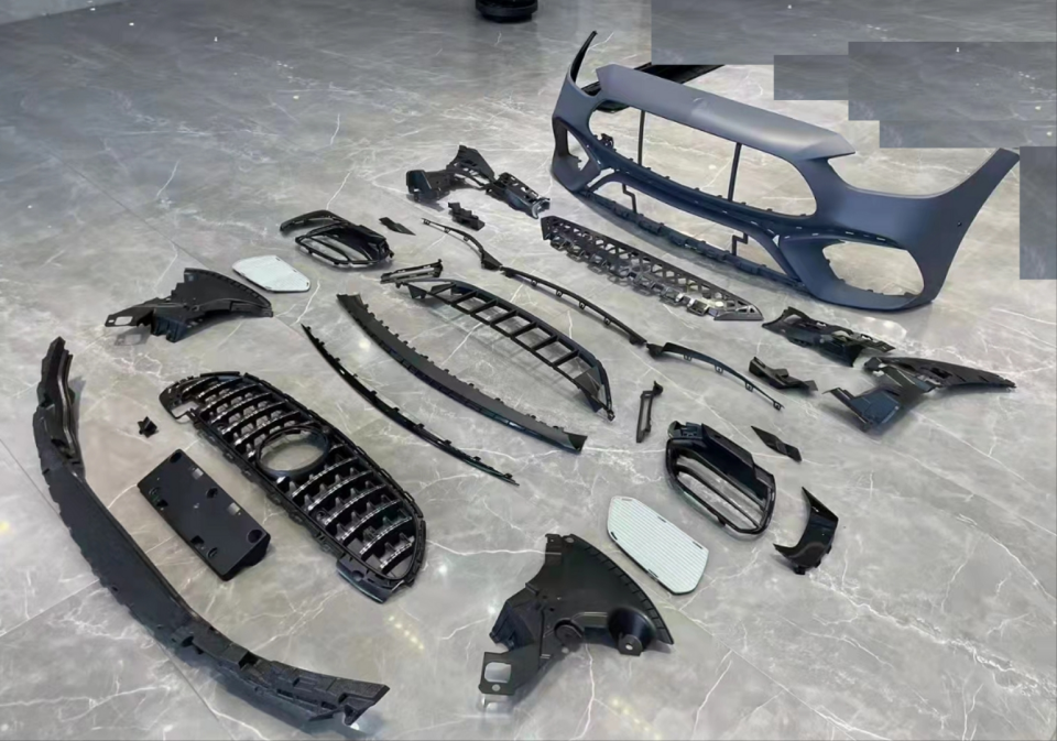 Mercedes W206 C Serisi C63 AMG Ön Tampon ve Panjur Seti