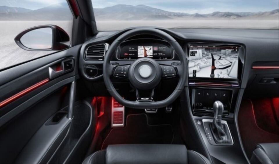 Volkswagen Golf 7/7.5 2013-2020 Orijinal Ekran Kontrollü 64 Renk Ambiyans Aydınlatma Seti