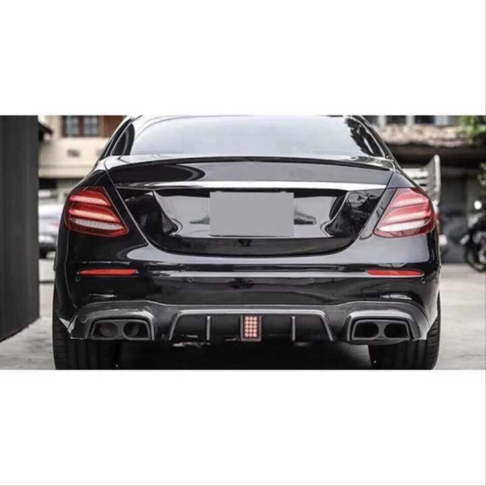 Mercedes-Benz E Serisi W213 AMG Line Brabus Difüzör ve Egzoz Ucu Seti