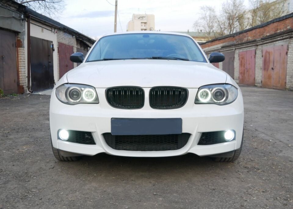 BMW 1 Serisi E87 M-Tech Ön Tampon ve Panjur Seti - Sis Dahil
