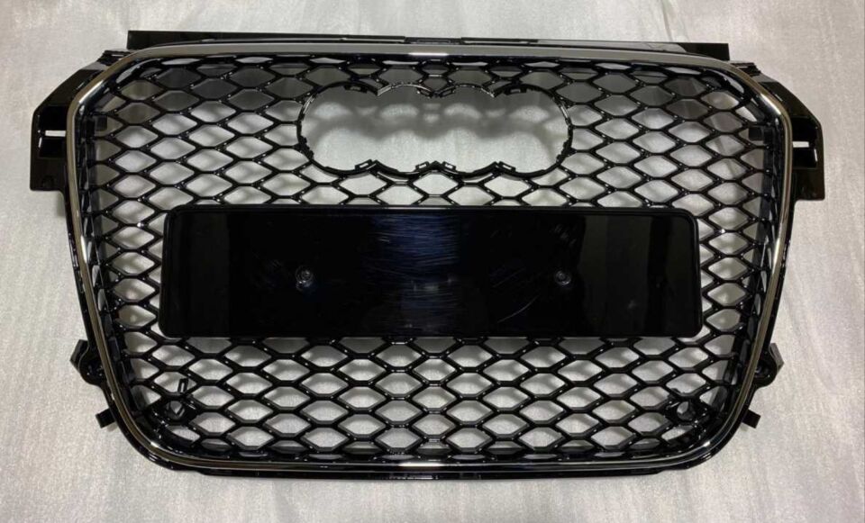 Audi A1 8X RS1 Petek Panjur Krom Çerçeveli Piano Black