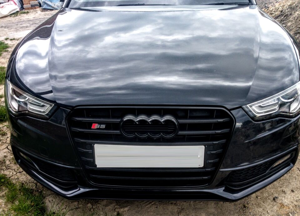 Audi A5 F5 2017-2019 S5 Full Siyah Ön Panjur