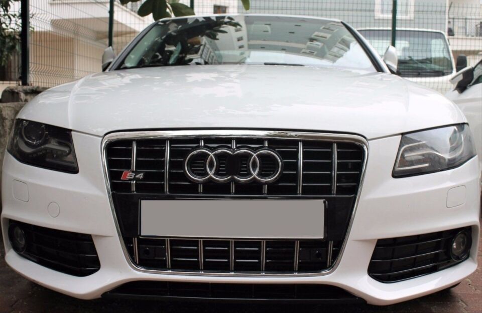 Audi A4 B8 2008-2012 Makyajsız Kasa S4 Piano Black Ön Panjur