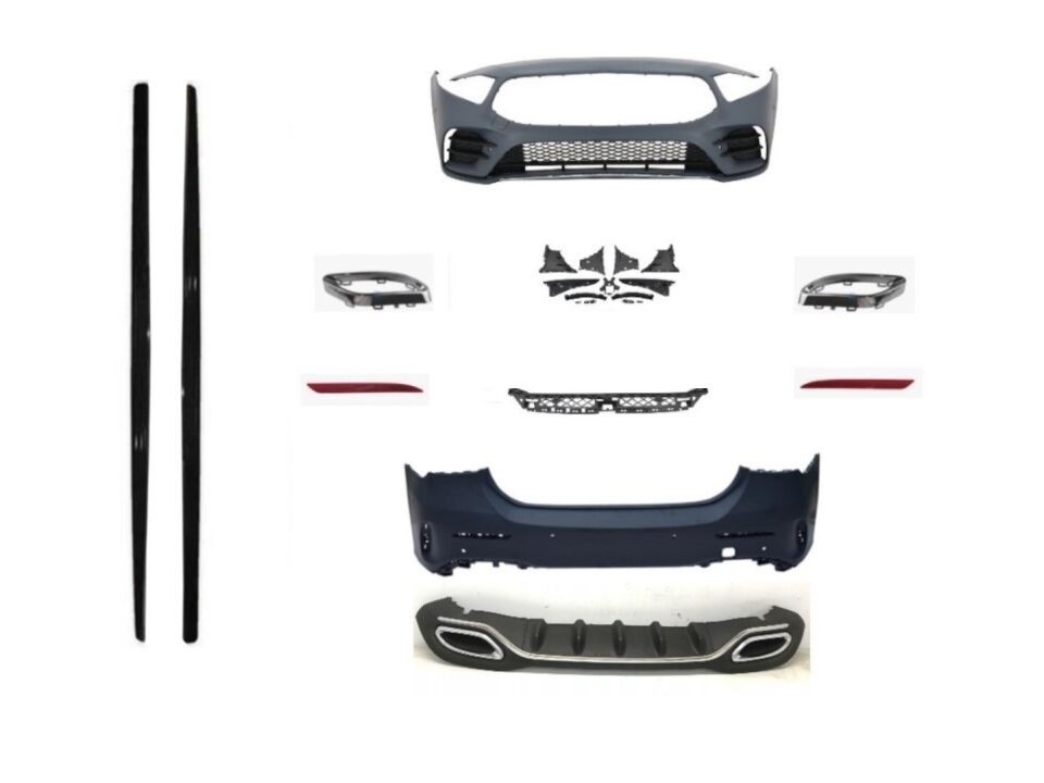 Mercedes A Serisi W177 Hatchback (18+) için AMG-Line Body Kit Seti
