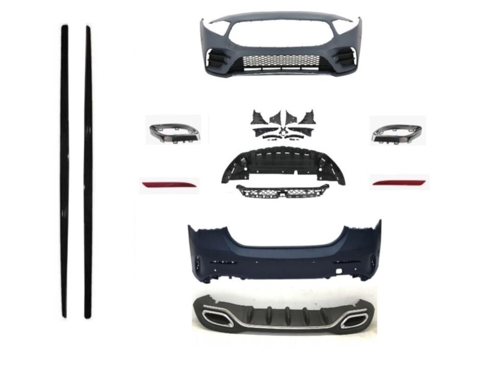 Mercedes A Serisi W177 Sedan (19+) için AMG-Line Body Kit Seti