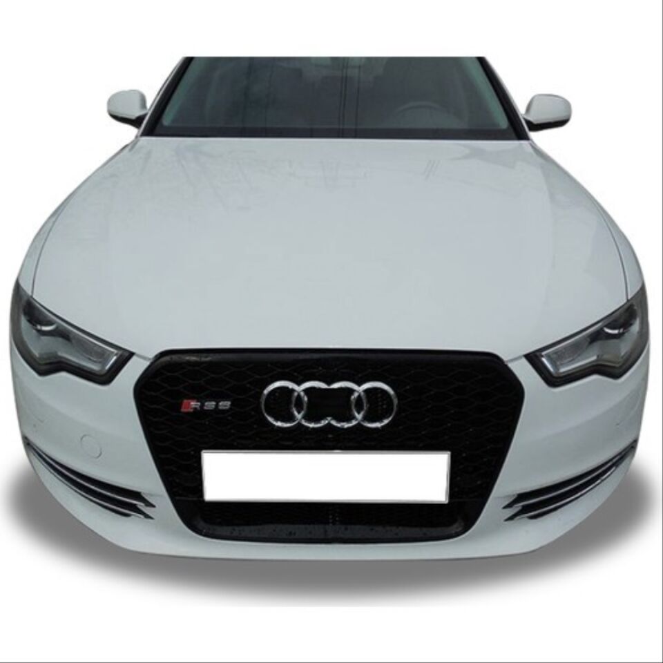 Audi A6 C7 2012-2015 RS6 Full Siyah Ön Panjur