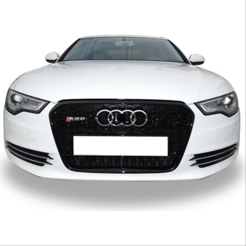 Audi A6 C7 2012-2015 RS6 Full Siyah Ön Panjur