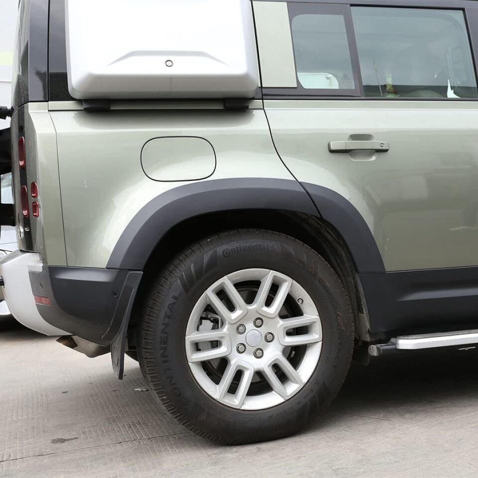 Land Rover Defender 110 Geniş Tip Çamurluk Dodik Seti Mat Siyah