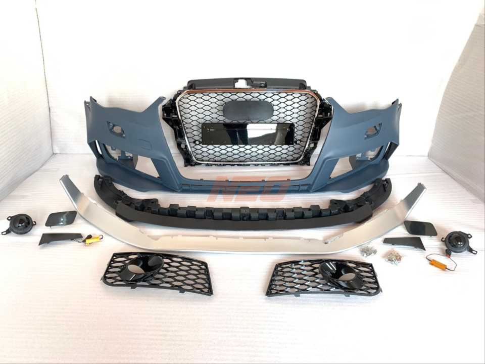 A3 2013-2016 HATCHBACK IÇIN UYUMLU RS3 ÖN TAMPON SET