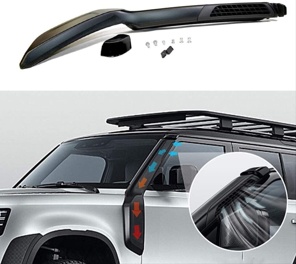 Land Rover Defender (90/110) Aktif Şnorkel Seti Mat Siyah