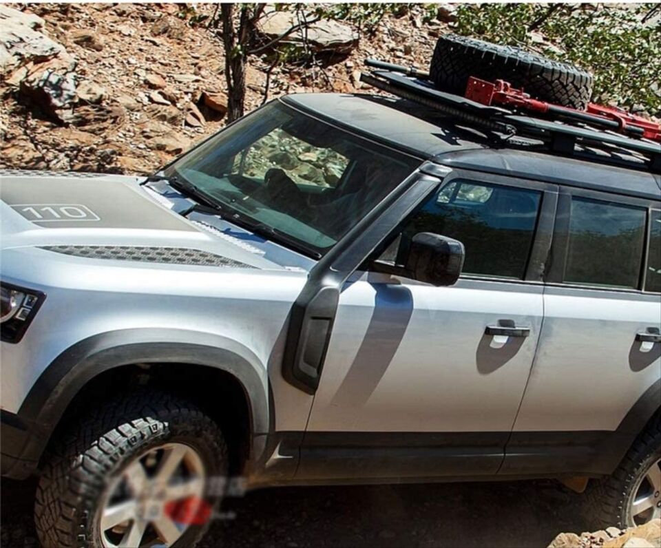 Land Rover Defender (90/110) Aktif Şnorkel Seti Mat Siyah