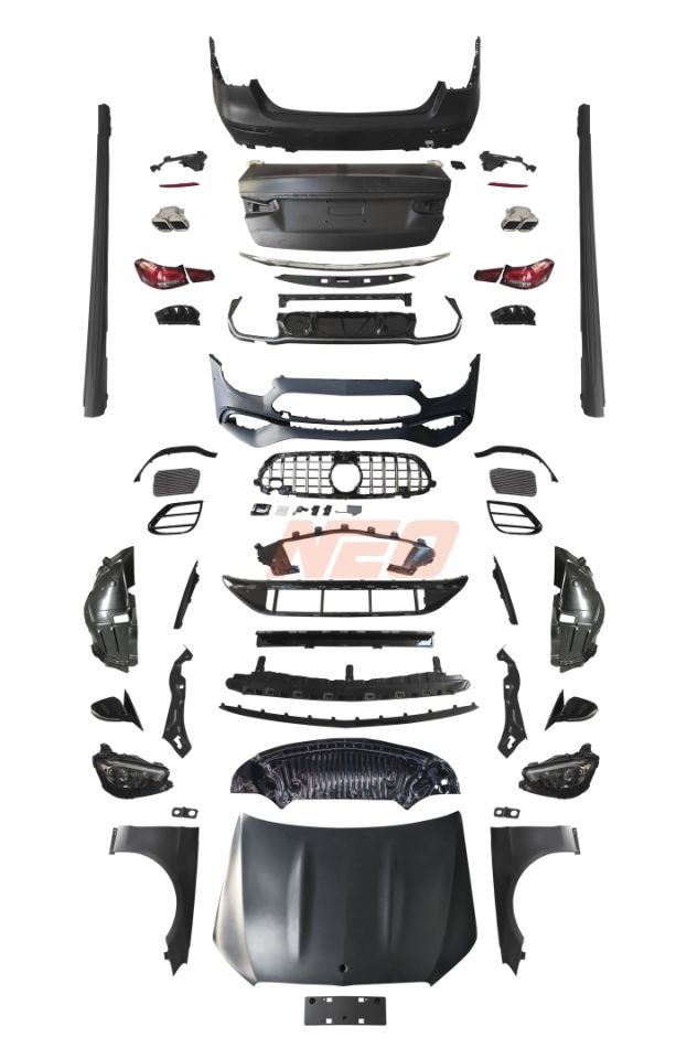 W212 (2014-2016) LCI  İÇİN 2020+ W213 E63 GÖRÜNÜM FULL FACELIFT BODY KIT