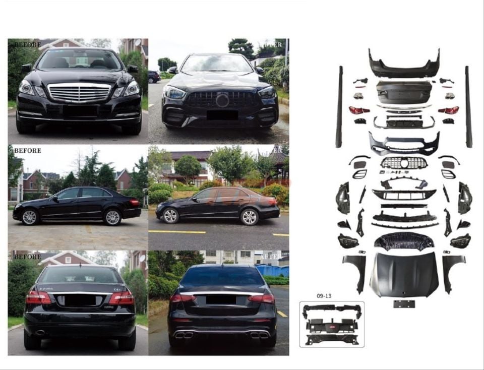 Mercedes-Benz E Serisi W212 W213 E63 AMG Dönüşüm Body Kit