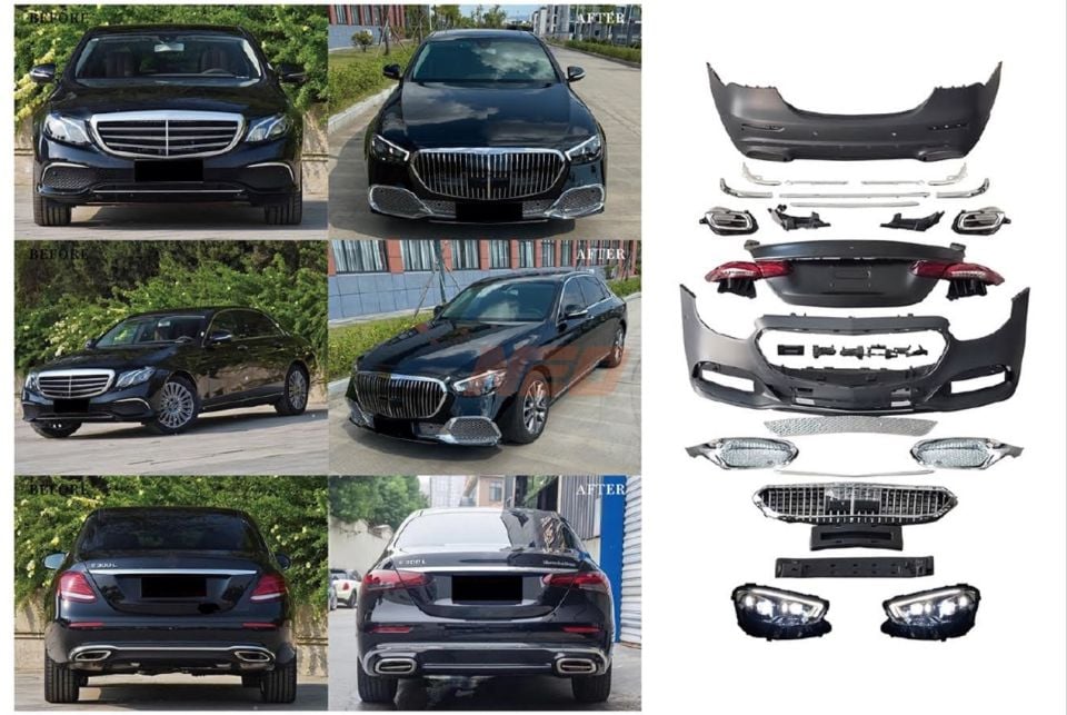 Mercedes-Benz E Serisi W213 2017-2020 Makyajlı Kasa Maybach Body Kit