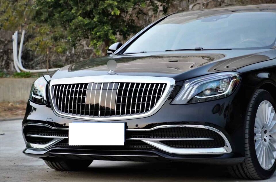 Mercedes-Benz S Serisi W222 Maybach Ön Panjur Krom (Logosuz)
