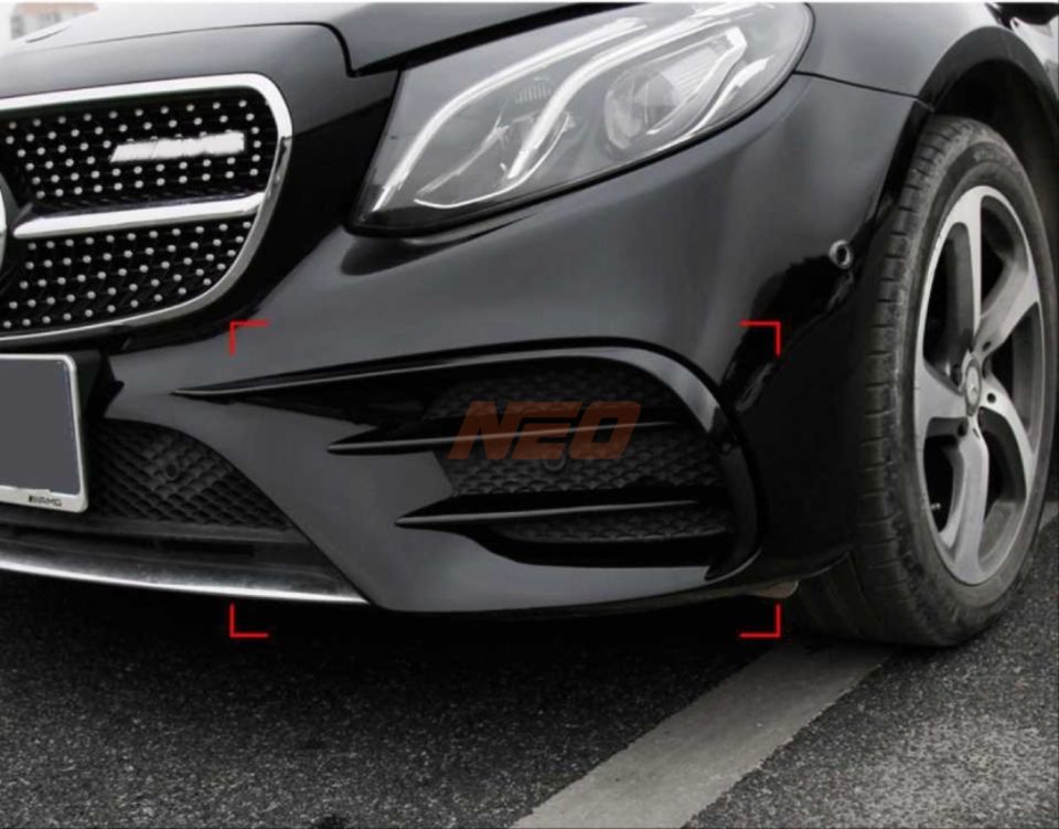W213 2016-2019 E & C238 COUPE IÇIN E63 ÖN TAMPON BIÇAKLARI